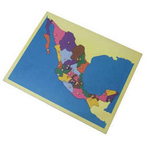 Puzzle Map Of Mexico