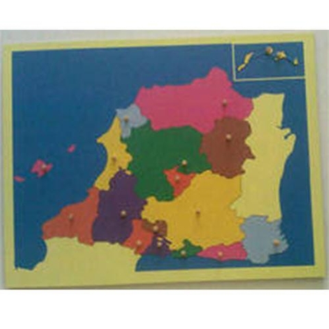 Puzzle Map Of Spain