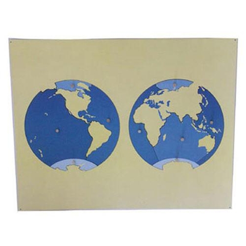 Puzzle Map Of Ocean