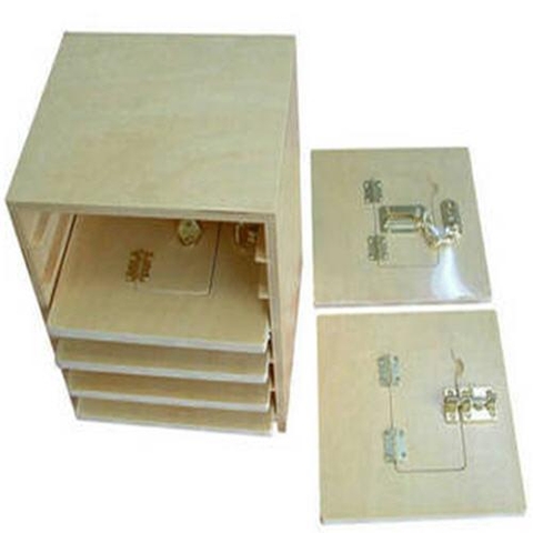 The cabinet and 6 latch boards