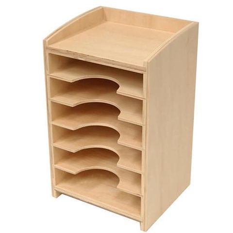 Geometric Form Card Cabinet