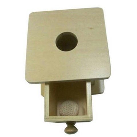 Toddler Imbucare Box with Knitted Ball