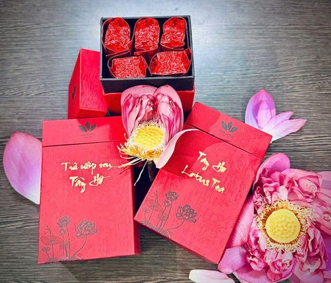 Top quà tặng doanh nghiệp cao cấp: Trà sen Tây Hồ thượng hạng dành cho đối tác