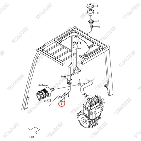Ống nạp gió 50A70-92251