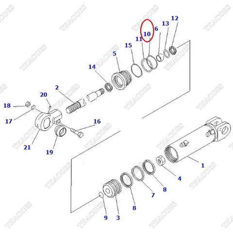 Vòng đệm Oring 07000-12055, 07000-02055 (Kit K17)