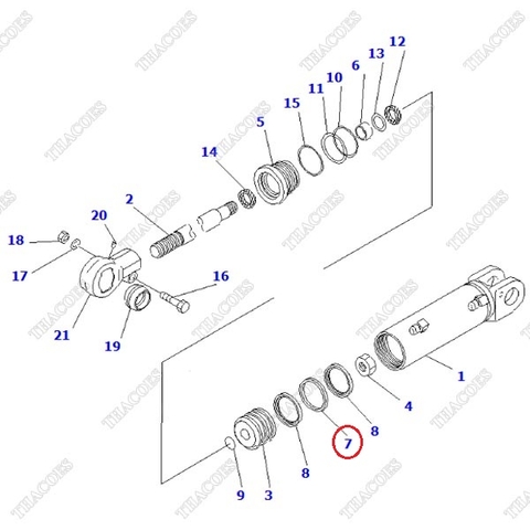 Vòng đệm oring 3EA-64-23210 (Kit K17)
