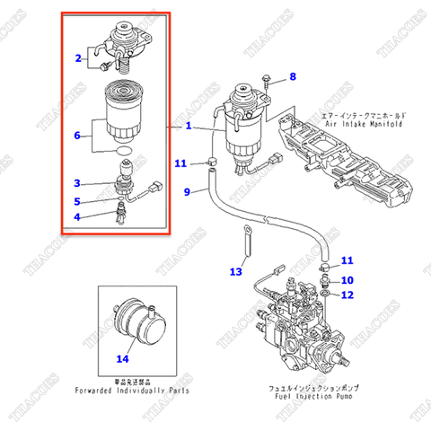 Cụm bơm nhiên liệu YM129917-55801; YM129901-55800