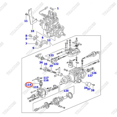 Van điện 12V mở dầu YMX1466501220