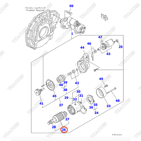 Ruột đề YM129900-77120; YM129900-77400
