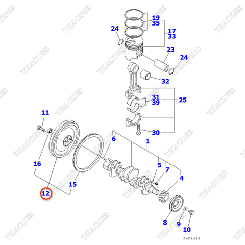 Bánh đà YM129930-21590; YM129904-21590
