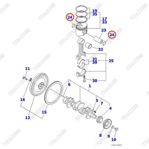 Phe hãm YM22252-000300; 0406503012