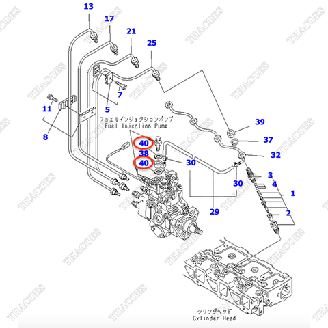 Vòng đệm YM22190-120002; YM23414-120000; YMR000375; 20N01-16340