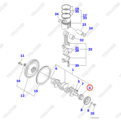 Bánh răng trục cơ YM129900-21220