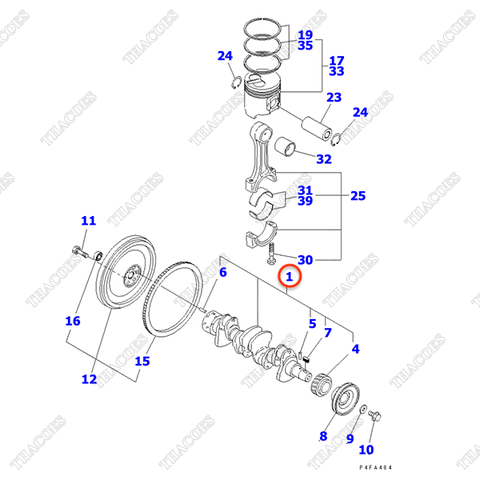 Trục cơ YM129902-21050