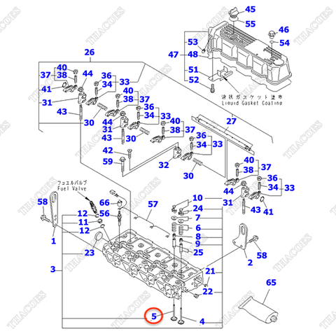 Xupap xả YM129900-11110