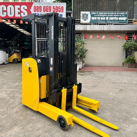 Komatsu 1,5 tấn điện đứng lái 5 mét chui công (FB15RL-15-M272-155864)