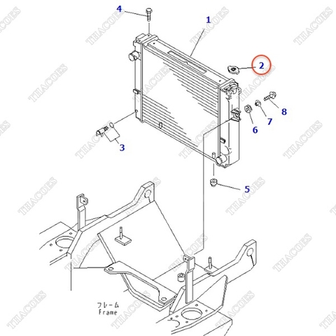 Nắp két làm mát 3EB-04-21130