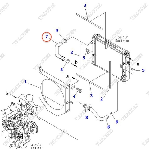 Ống nước trên 3EB-04-32420