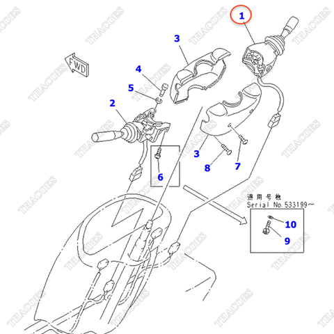 Công tắc đèn 3EB-55-32212; 3EB-55-32210 (AT)