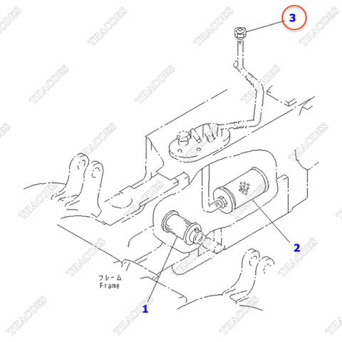 Lọc thông hơi thùng dầu thủy lực 3EB-66-33521