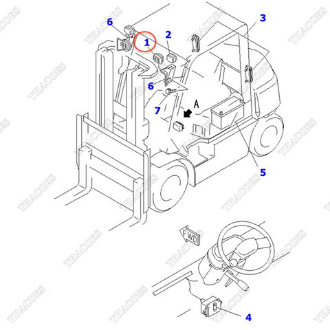 Bóng đèn pha 55W 3EB-55-34120; 3EB-55-34121; 3EB-55-34122