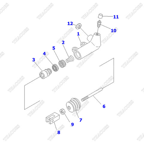 Tổng côn dưới 3EB-10-31270; 3EB-10-31170; 3EB-10-31171