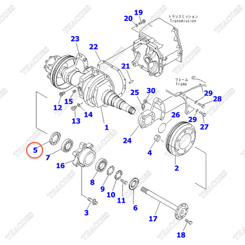 Phớt chắn bụi moay ơ 3EB-21-15130 (K1)