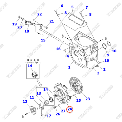 (MT) Bàn ép côn 3EB-10-32210