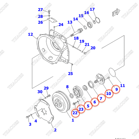 Bơm số 3EB-13-22043; 3EB-13-22042