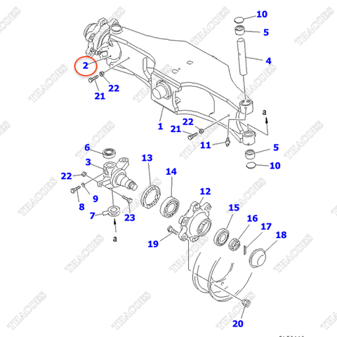 Khớp lái phải 3EB-24-31230