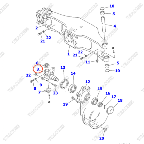 Khớp lái trái 3EB-24-31220