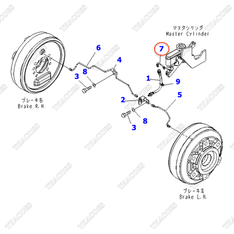 Ống ti ô dầu phanh 3EB-38-41150