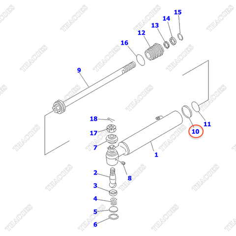 Phớt piston NP23121-05603; JP23121-05603 (K20)