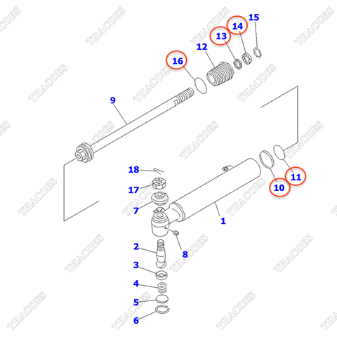 Bộ gioăng phớt NP23353-05118 (K20)