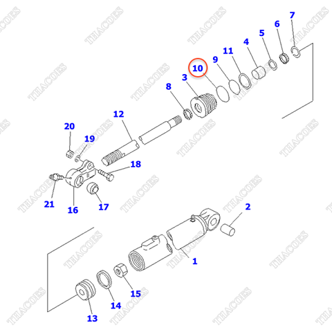 Vòng đệm oring 308-818-2540 (K19A) (SN: 522510-UP)