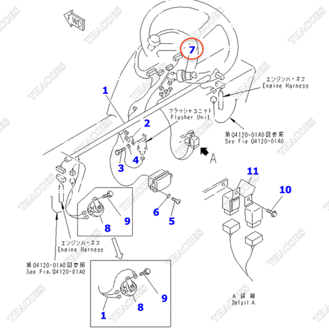 Ổ khóa khởi động 3EB-55-21761; 3EB-55-21760