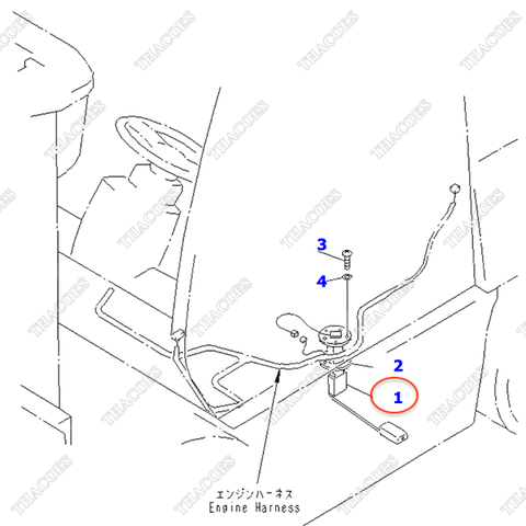 Phao báo nhiên liệu 3EB-55-28112