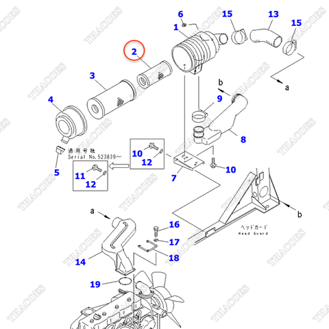 Lọc gió trong 3EB-02-34790
