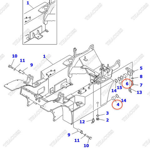 Bạc gối cầu sau 34A-42-11411