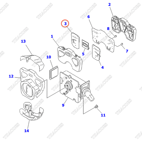Đồng hồ báo nhiên liệu YZ54522-051; YZ54522-050