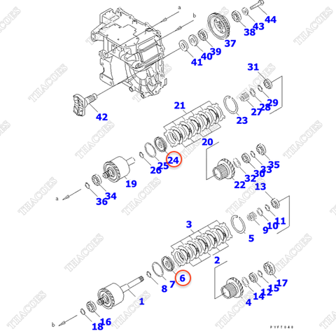 Piston rọ số 3EB-15-51230