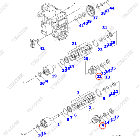 Bánh răng rọ số 3EB-15-53230