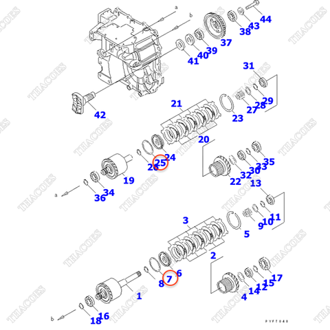 Xéc măng piston ly hợp 3EB-15-51290 (1 cái)