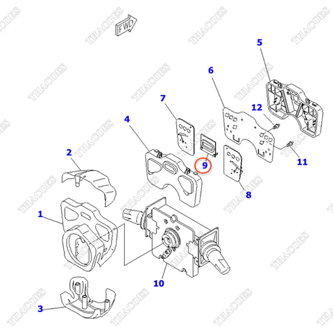 Đồng hồ báo giờ hoạt động YZ7G9K50000