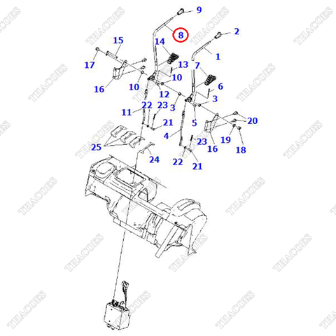 Cần nghiêng cột 37B-1HB-4021UA