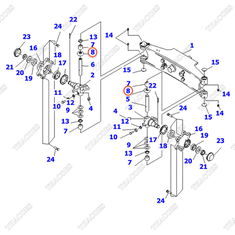 Vòng bi tì 3EB-24-42320 (K8)