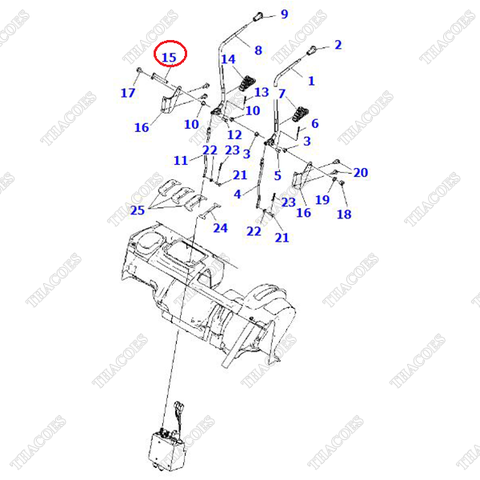 Trục giữ cần điều khiển 37B-1HD-5020