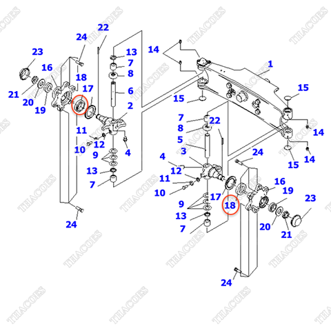 Vòng bi moay ơ 06300-32010