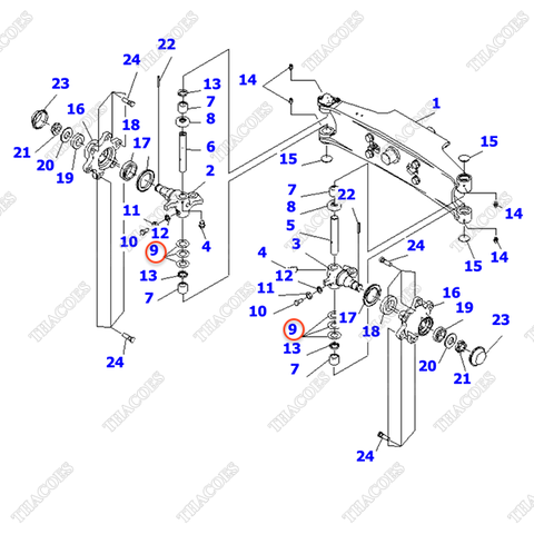 Căn đệm 360-27-11220 (K8)