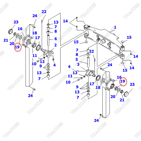 Vòng bi moay ơ 06300-32007